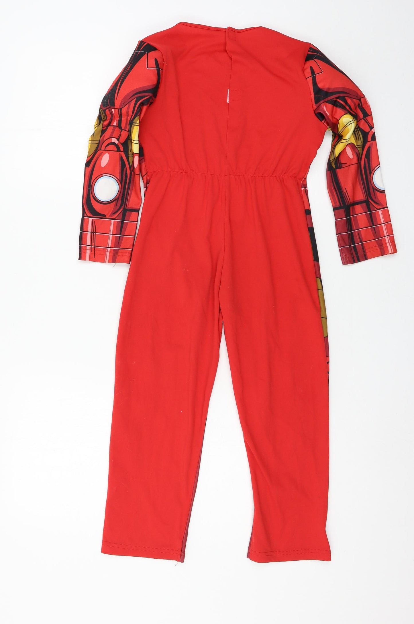 Avengers Boys Red Geometric Jersey  One Piece Size 5-6 Years  - Iron man