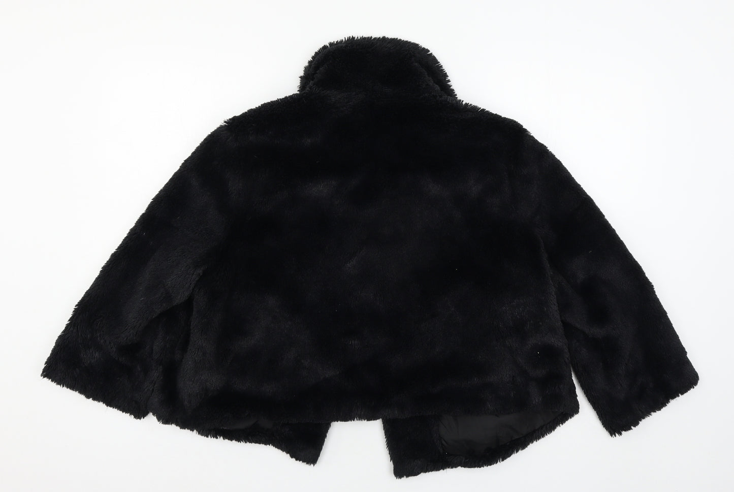 YAYA Womens Black   Jacket  Size 14  - Faux Fur