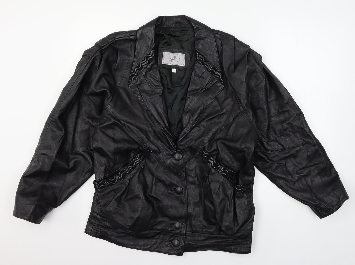 The Ronson Collection Womens Black   Jacket  Size 14