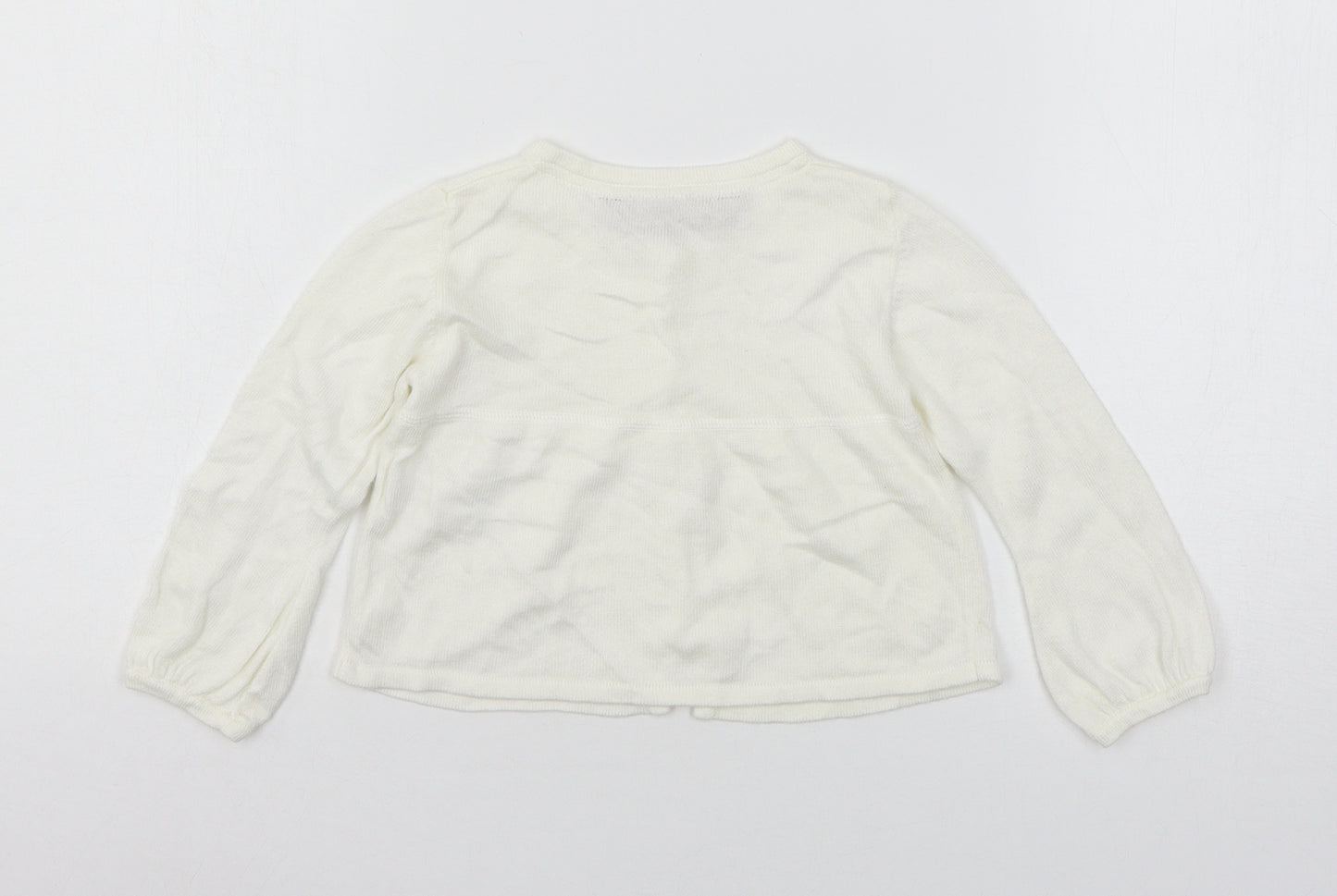 Ted Baker Girls Ivory  Knit Cardigan Jumper Size 9-12 Months