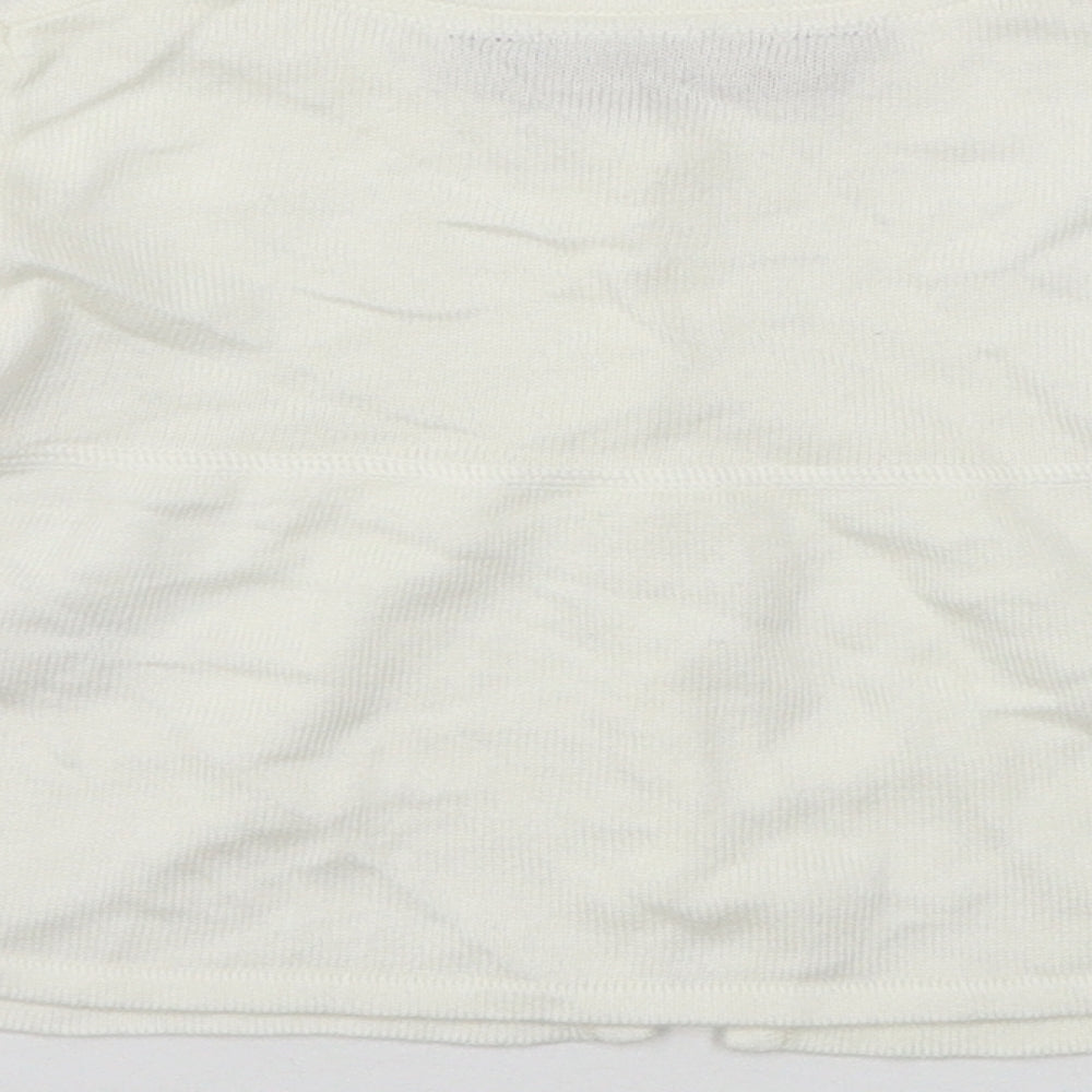 Ted Baker Girls Ivory  Knit Cardigan Jumper Size 9-12 Months