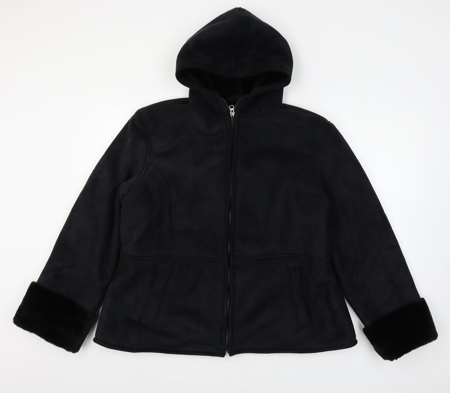 The Great Coat Company Womens Black   Parka Coat Size 20