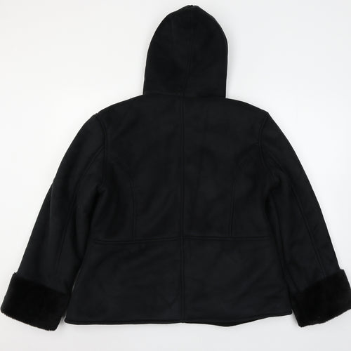 The Great Coat Company Womens Black   Parka Coat Size 20