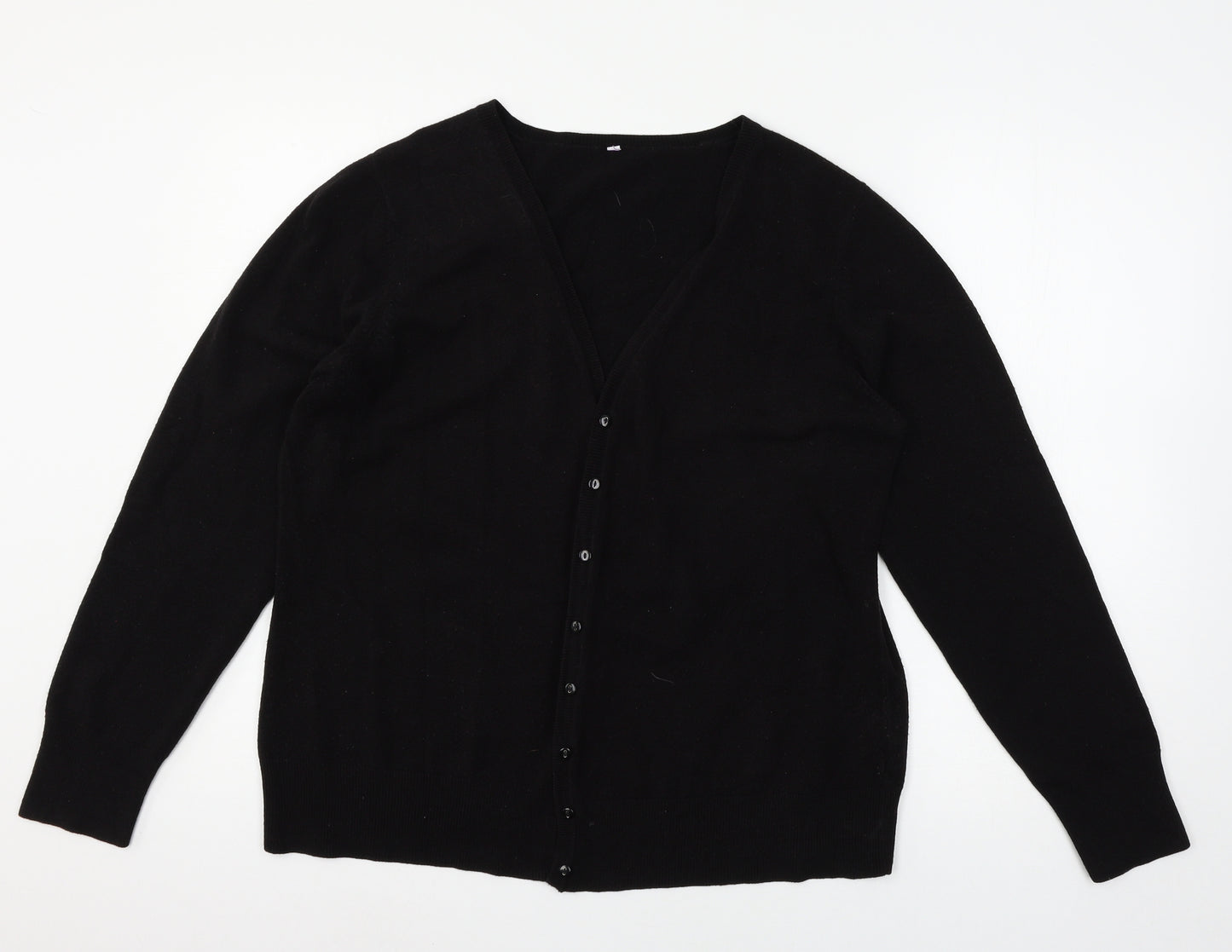 BHS Womens Black  Knit Cardigan Jumper Size 18