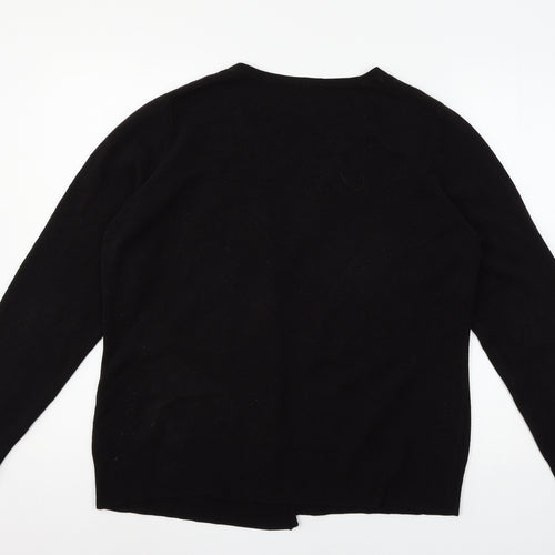 BHS Womens Black  Knit Cardigan Jumper Size 18