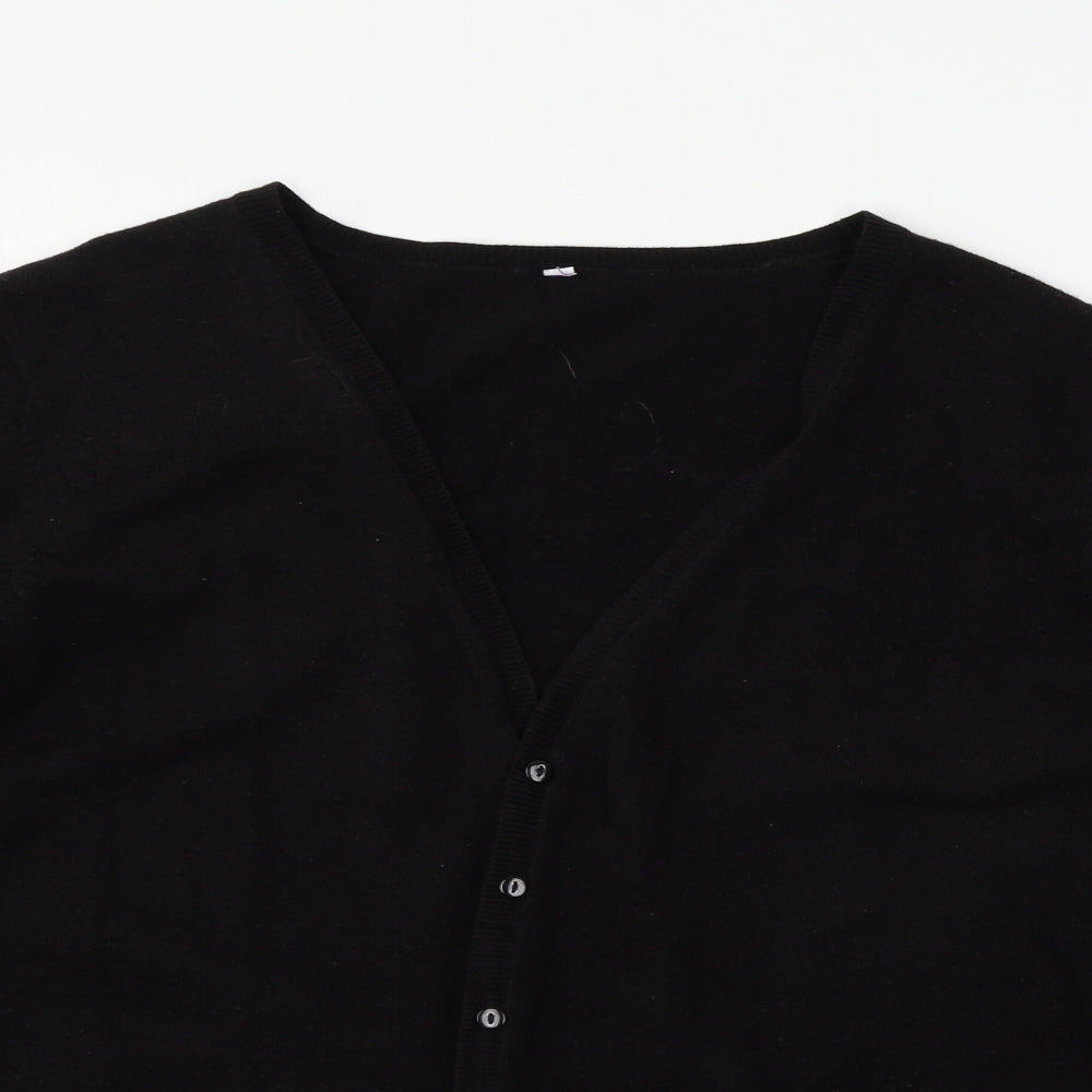 BHS Womens Black  Knit Cardigan Jumper Size 18