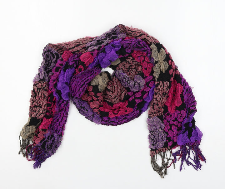 Preworn Womens Black    Scarf