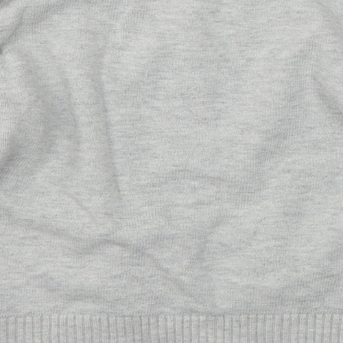 Young Dimension Girls Grey  Knit Cardigan Jumper Size 5-6 Years