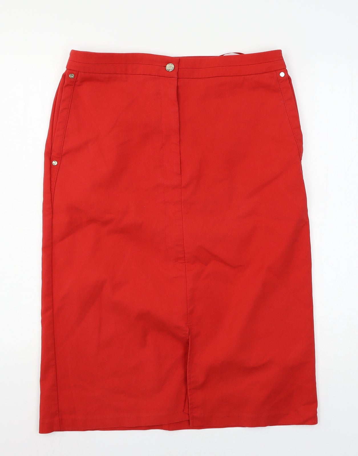 Per Una Womens Red   Straight & Pencil Skirt Size 12