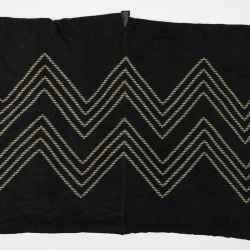 Ellen Reyes Womens Black Striped Knit Jacket  One Size