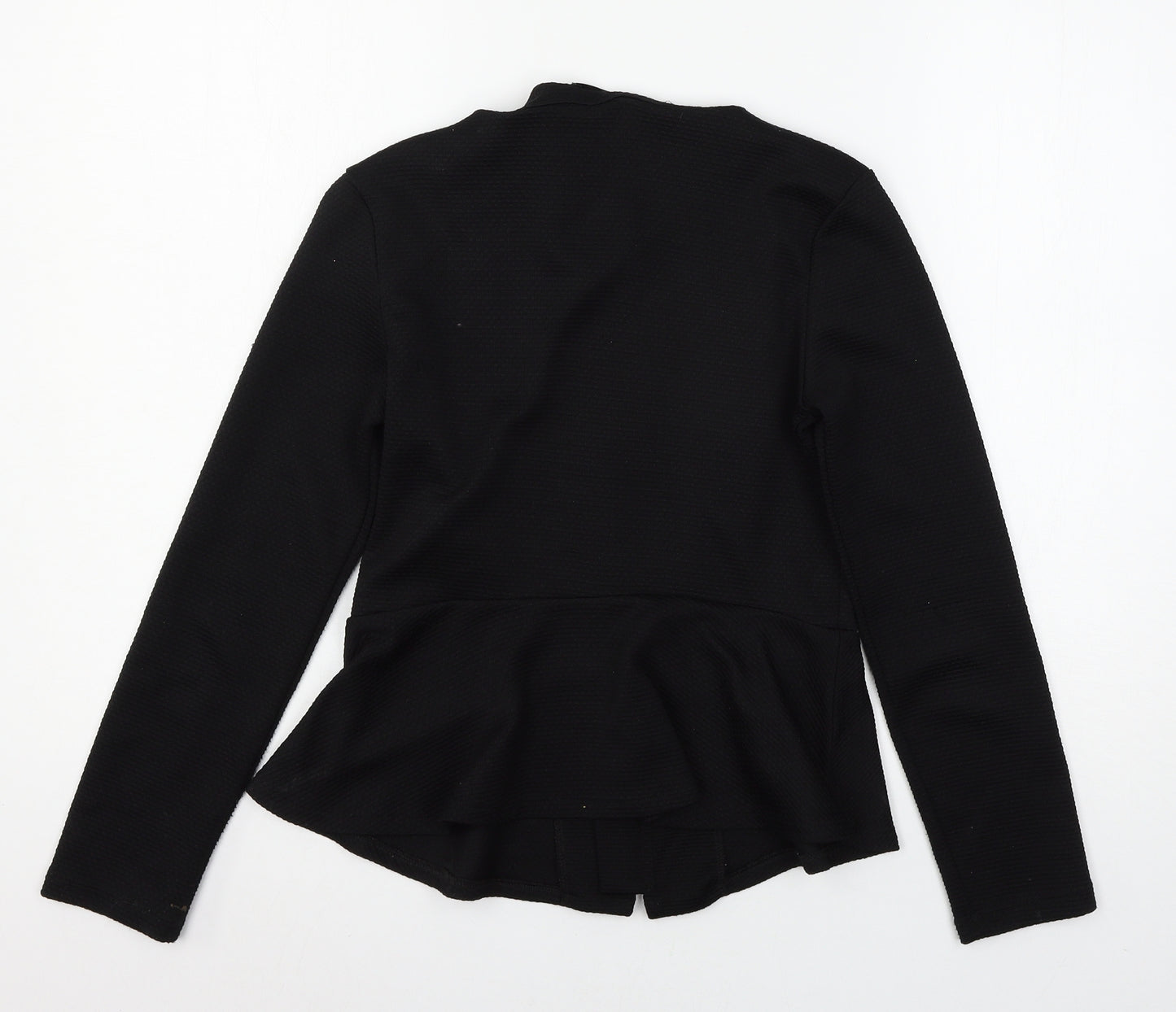 River Island Girls Black  Jersey Jacket  Size 11-12 Years