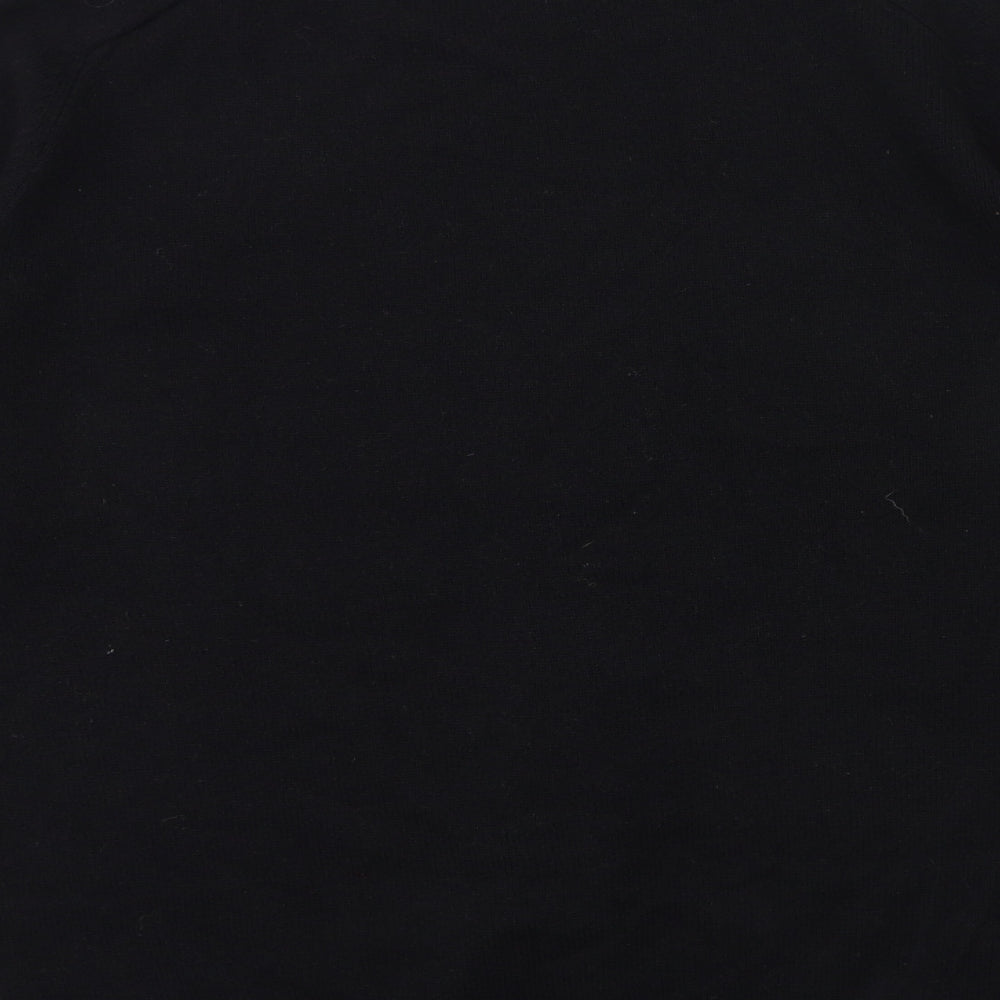 Signature Mens Black  Knit Pullover Jumper Size 2XL