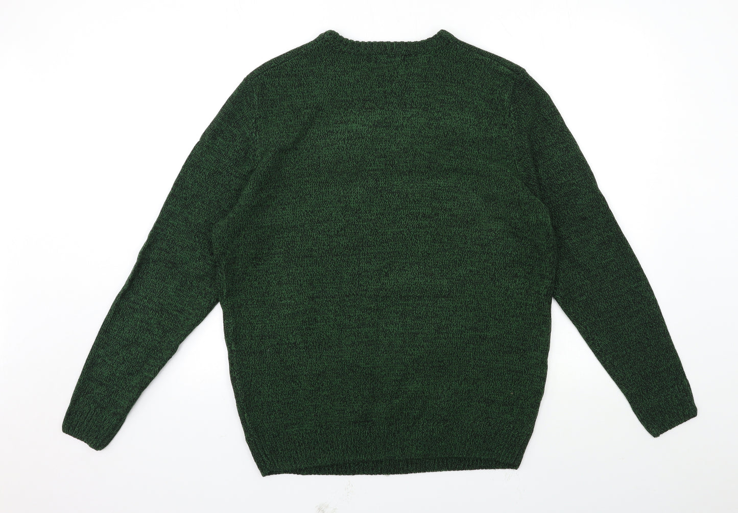 Avenue Mens Green  Knit Pullover Jumper Size M  - Christmas jumper
