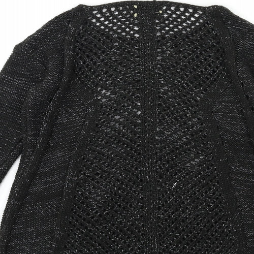 Papaya Womens Black  Knit Pullover Jumper Size 8