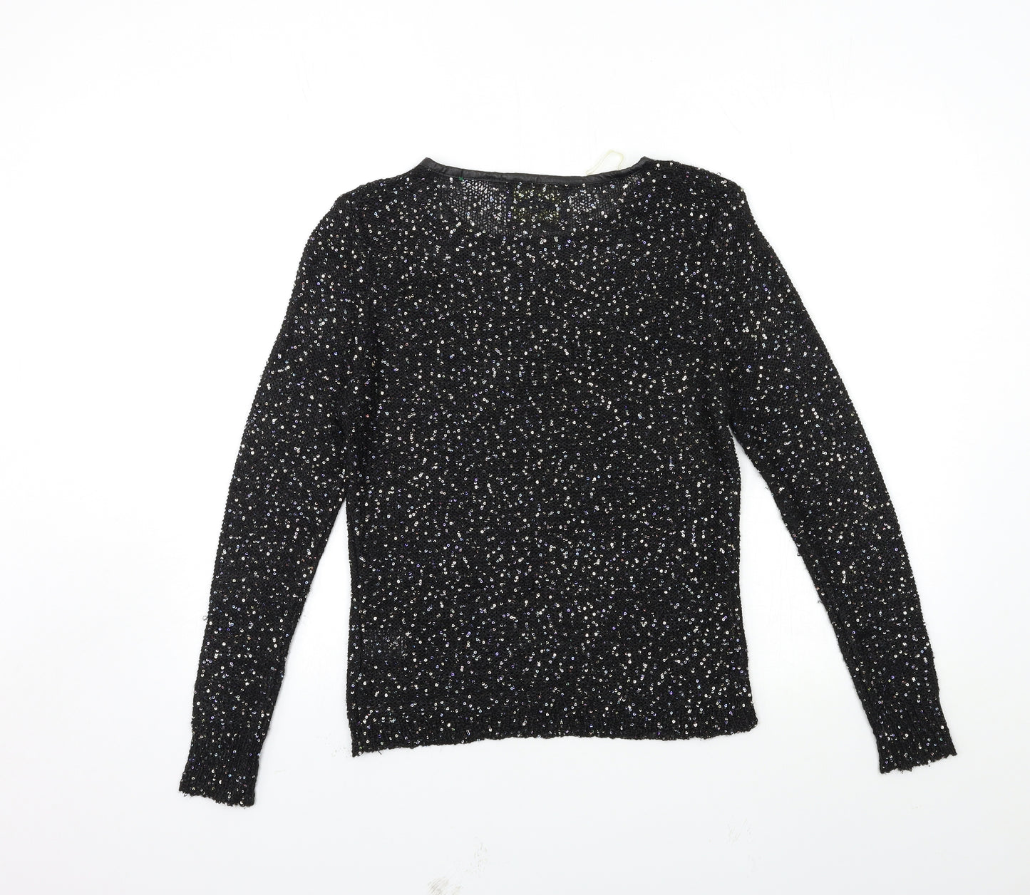 PARISIAN SIGNATURE Womens Black  Knit Pullover Jumper Size S