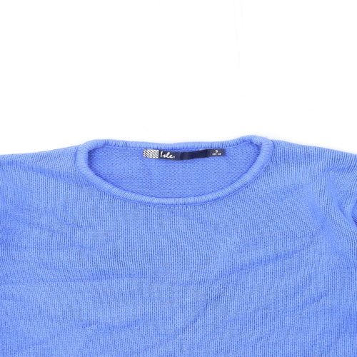 ISLE Womens Blue  Knit Pullover Jumper Size 10