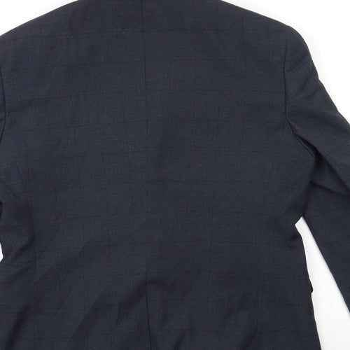 Taylor & Wright Mens Blue Striped  Jacket Suit Jacket Size 40