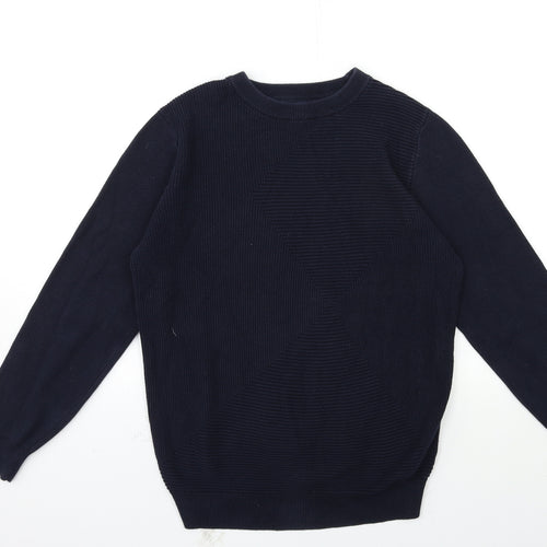 NEXT Mens Blue  Knit Pullover Jumper Size S