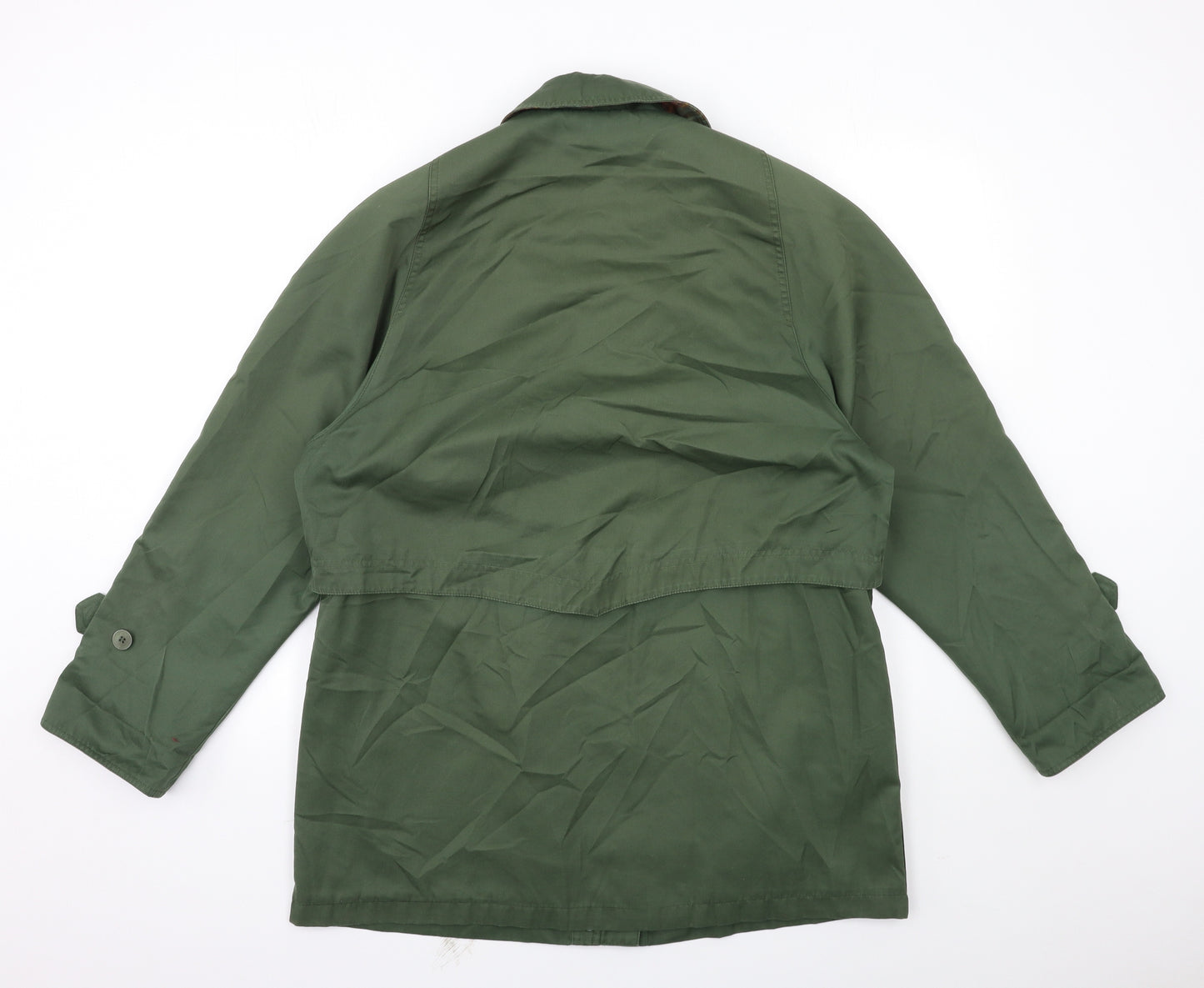 Preworn Mens Green   Overcoat Coat Size M