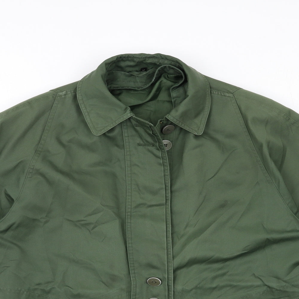 Preworn Mens Green   Overcoat Coat Size M