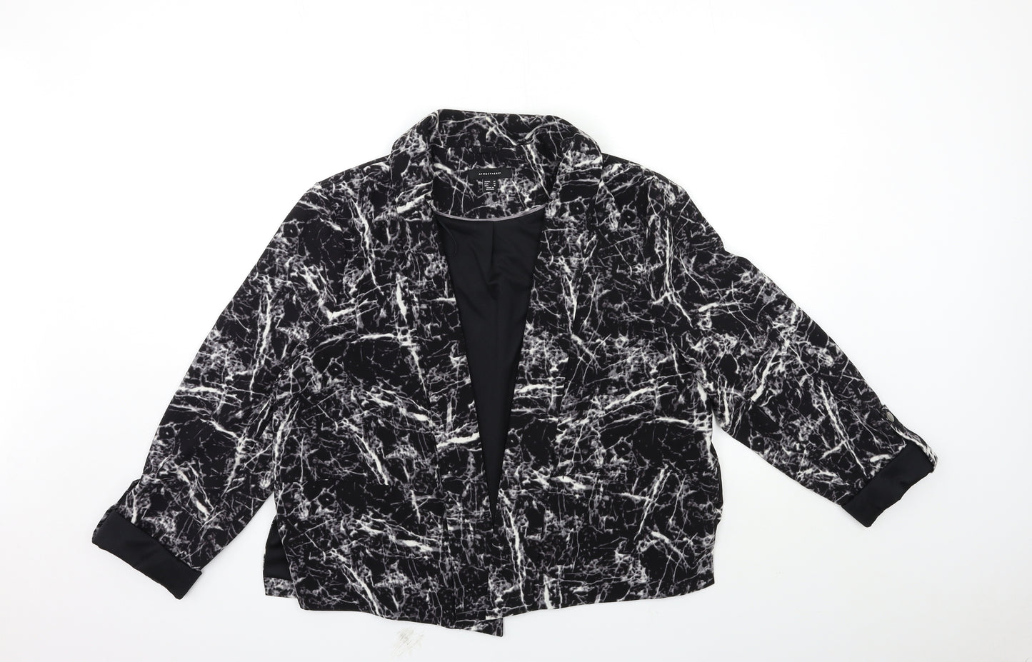 Atmosphere Womens Green Geometric  Jacket Blazer Size 20