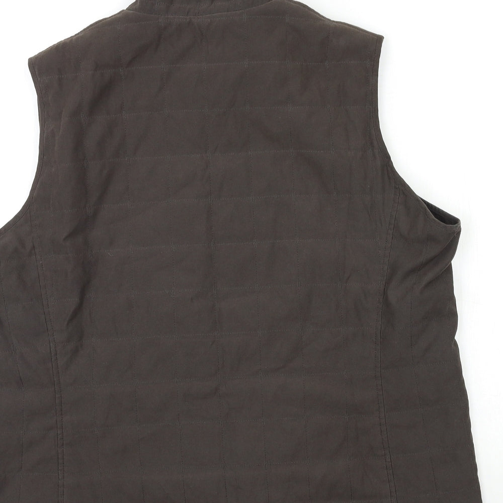 Debenhams Womens Brown   Gilet Jacket Size 18