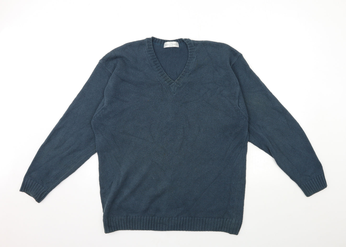 St Michael  Mens Green  Knit Pullover Jumper Size M
