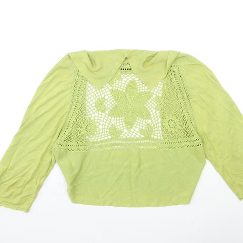 Principles Womens Green  Knit Cardigan Jumper Size L