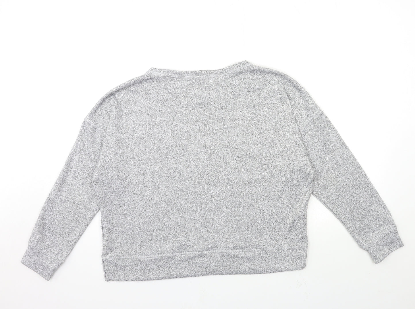 TU Womens Grey   Pullover Sweatshirt Size 14