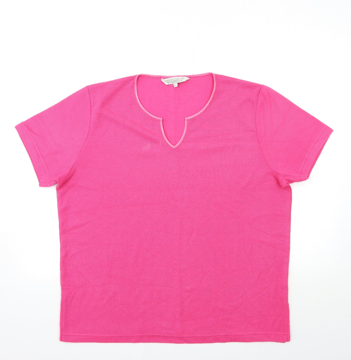 Carolyn Taylor Womens Pink  Knit Pullover Jumper Size M