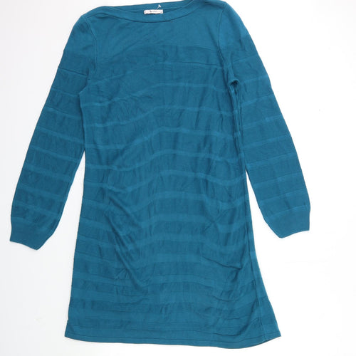 TU Womens Blue  Knit Jumper Dress  Size 12