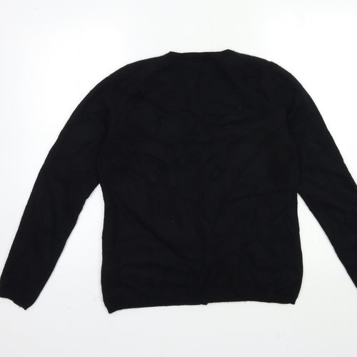 Jaeger Womens Black   Cardigan Jumper Size M