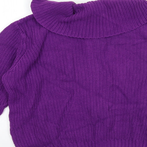 Marks and Spencer Womens Purple  Knit Cardigan Jumper Size 18