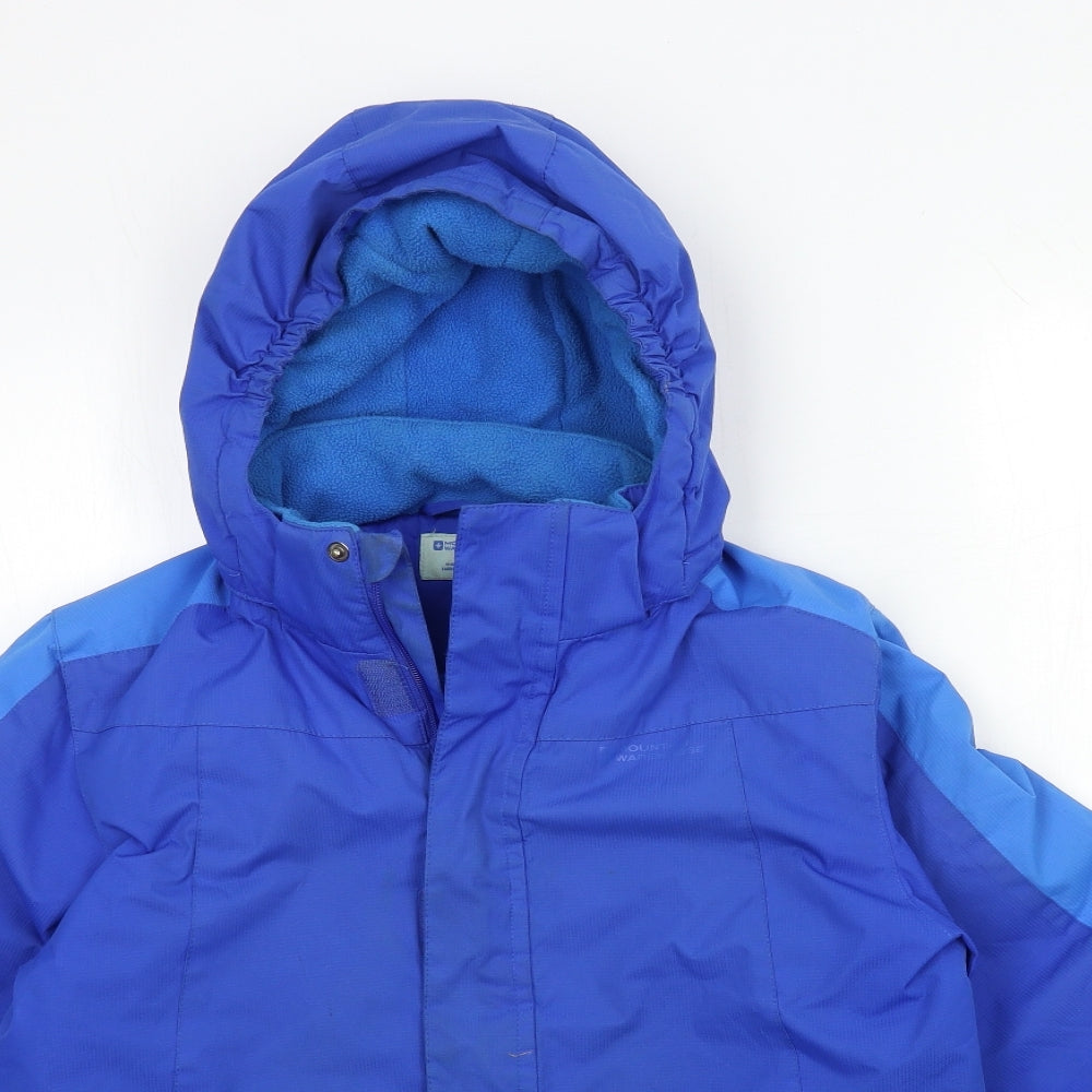Mountain Warehouse Boys Blue   Rain Coat Coat Size 13 Years