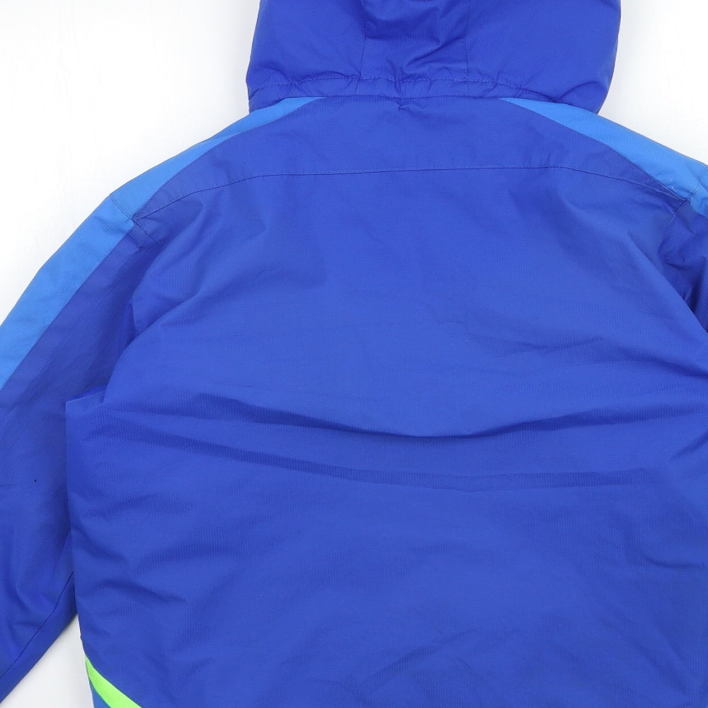 Mountain Warehouse Boys Blue   Rain Coat Coat Size 13 Years