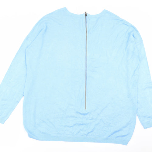 Primark Womens Blue   Pullover Jumper Size M