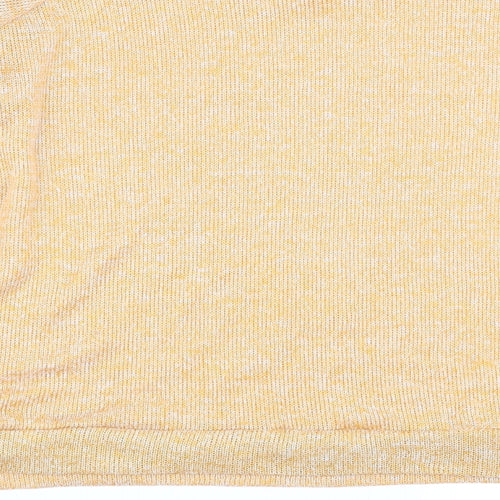Warehouse Womens Yellow   Pullover Jumper Size 8