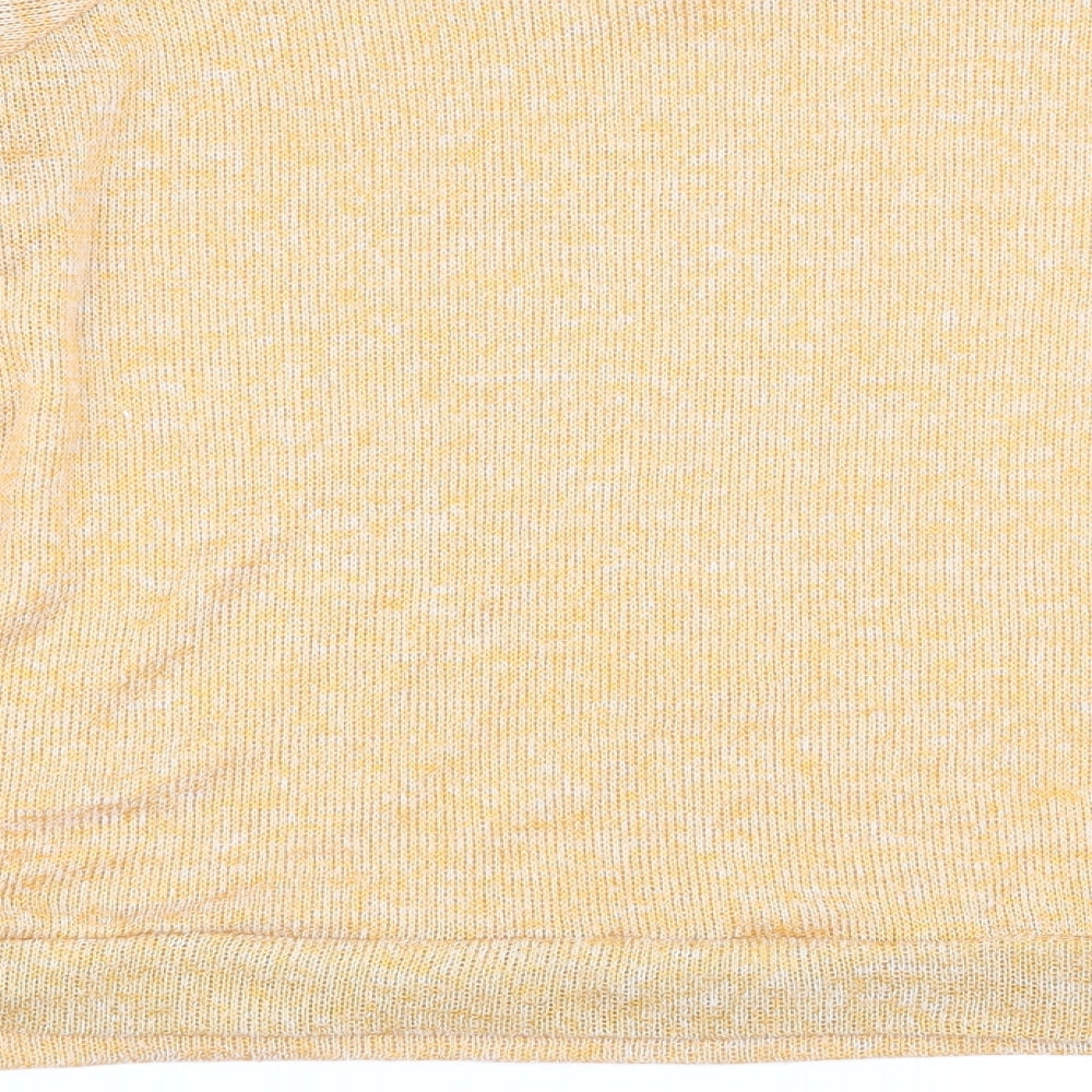 Warehouse Womens Yellow   Pullover Jumper Size 8