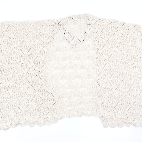 Dorothy Perkins Womens Beige   Cardigan Jumper Size M