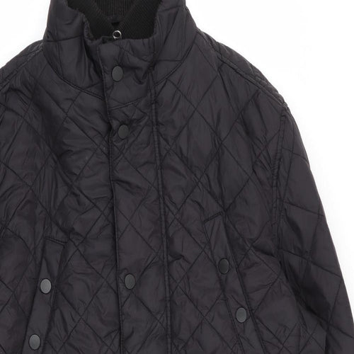 Asda George Mens Black   Jacket Coat Size L