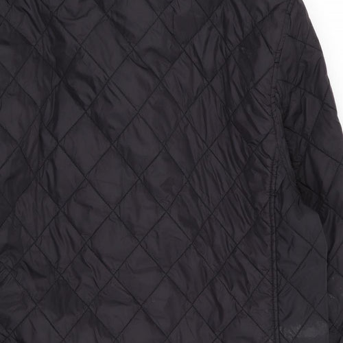 Asda George Mens Black   Jacket Coat Size L