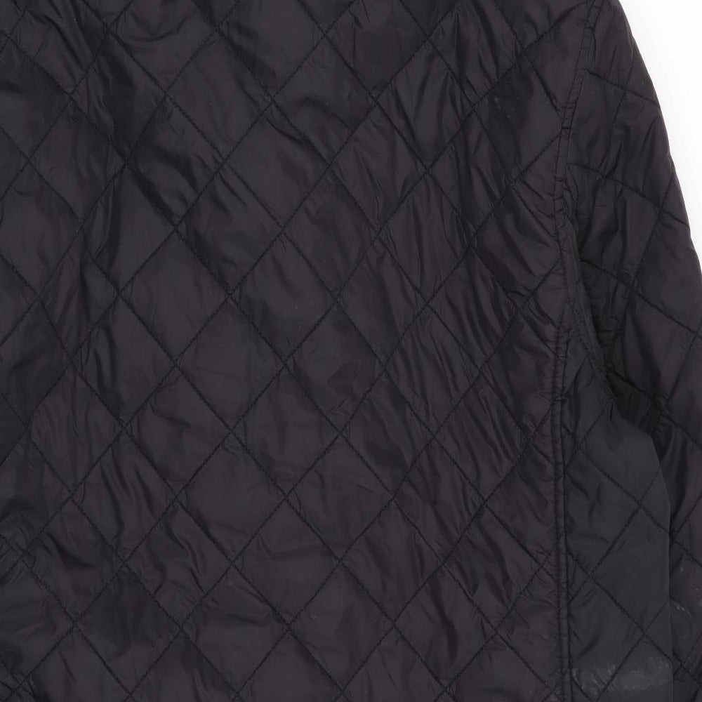 Asda George Mens Black   Jacket Coat Size L