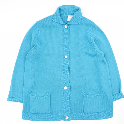 Classics Womens Blue   Cardigan Jumper Size 16