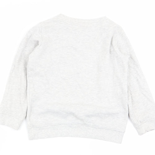 NEXT Girls Grey   Pullover Jumper Size 8 Years