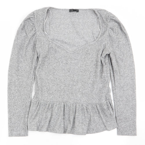 Primark Womens Grey   Basic T-Shirt Size 12