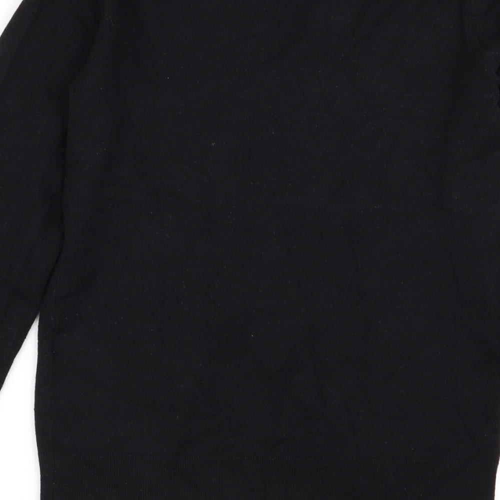 Warehouse Womens Black   Pullover Jumper Size 6
