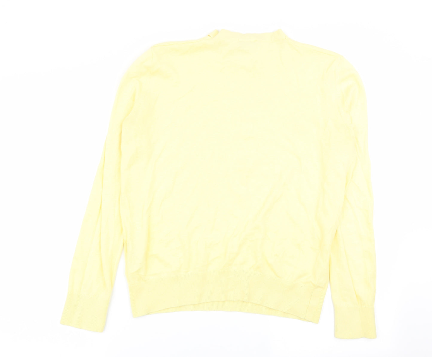 Warehouse Womens Yellow   Pullover Jumper Size 10