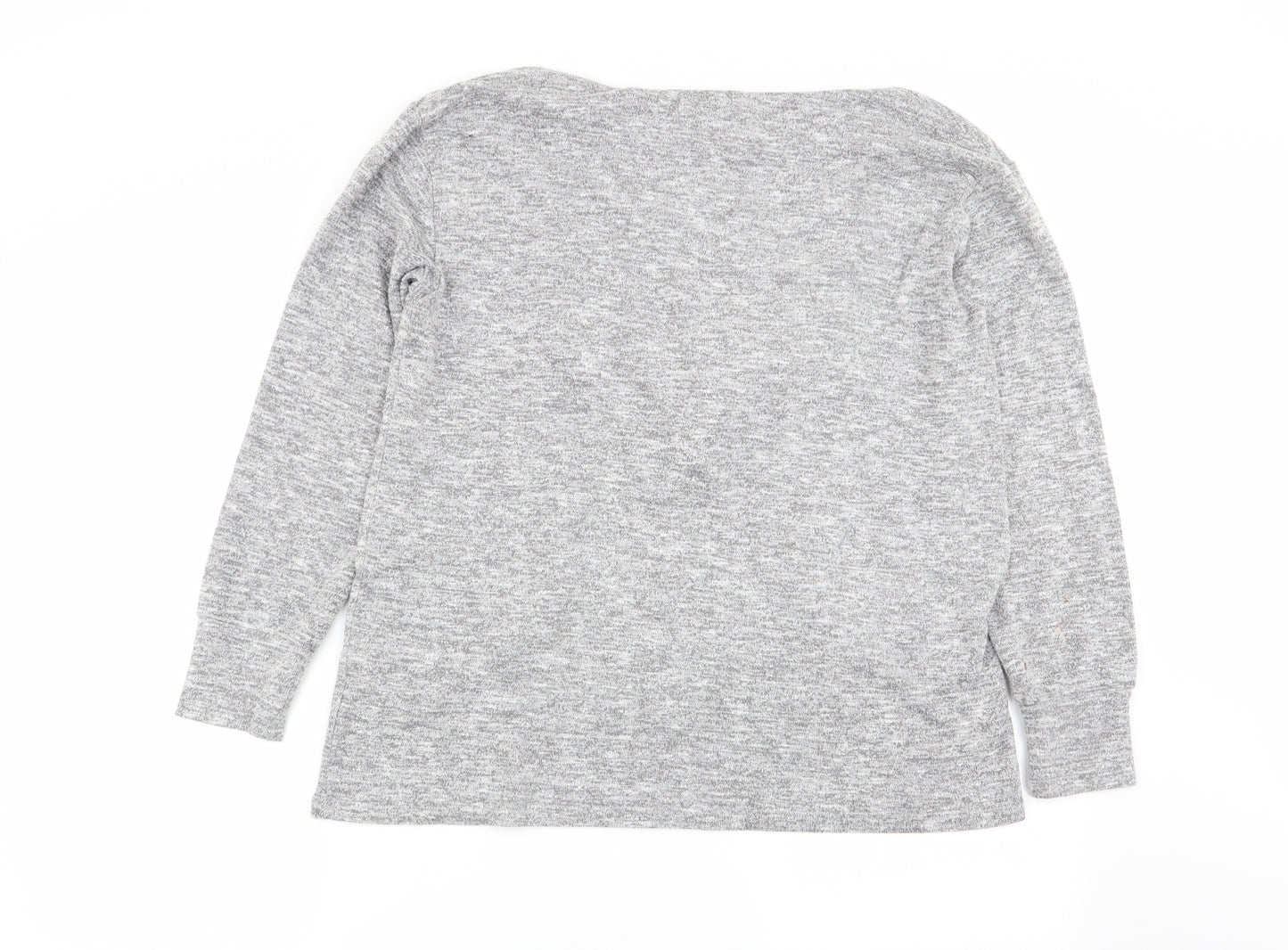 Papaya Womens Grey   Pullover Jumper Size M
