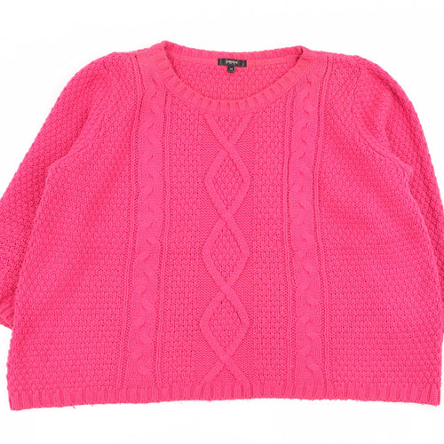 Papaya Womens Red   Pullover Jumper Size 14