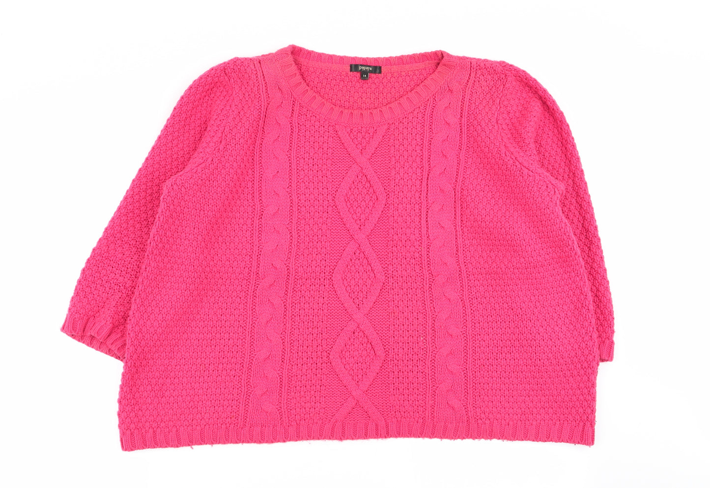 Papaya Womens Red   Pullover Jumper Size 14